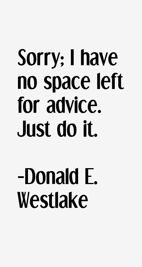 Donald E. Westlake Quotes