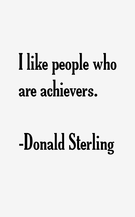 Donald Sterling Quotes