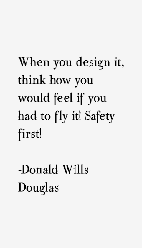 Donald Wills Douglas Quotes