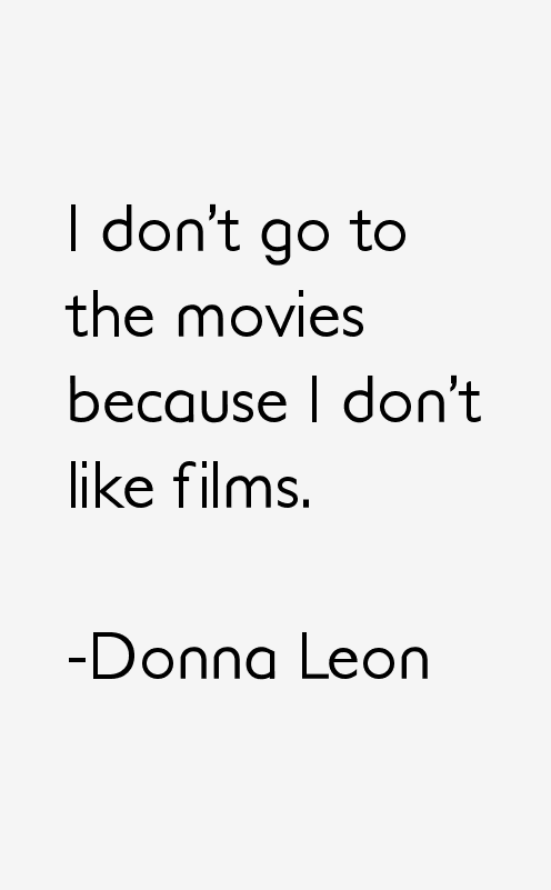 Donna Leon Quotes