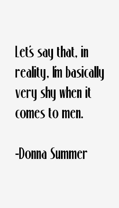 Donna Summer Quotes