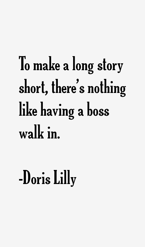Doris Lilly Quotes