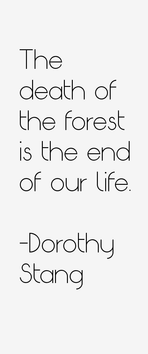 Dorothy Stang Quotes