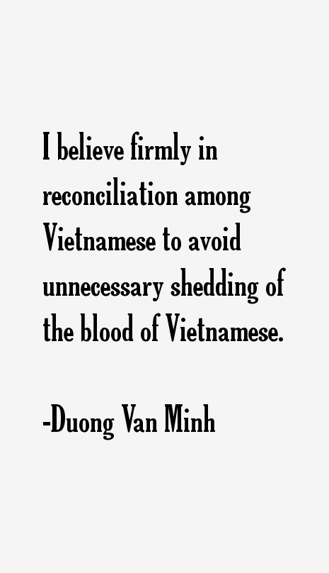Duong Van Minh Quotes