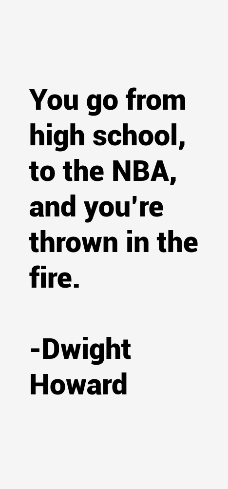 Dwight Howard Quotes