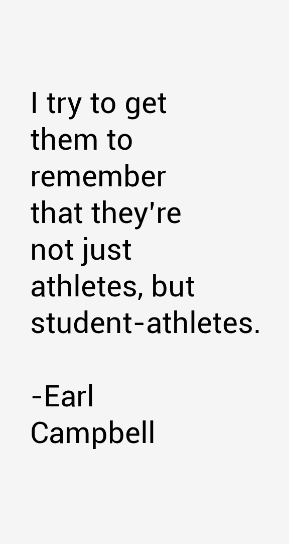 Earl Campbell Quotes
