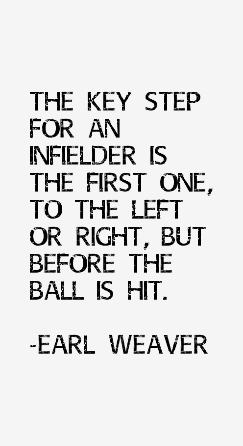Earl Weaver Quotes