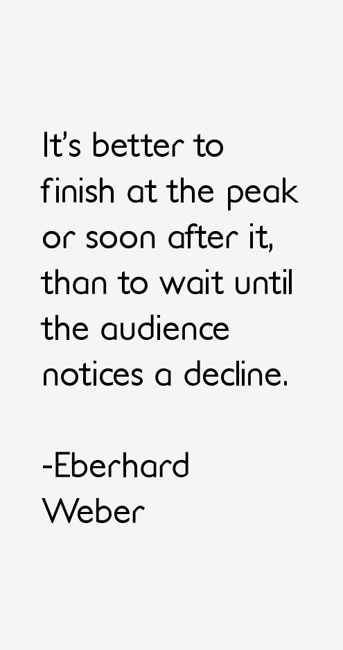 Eberhard Weber Quotes