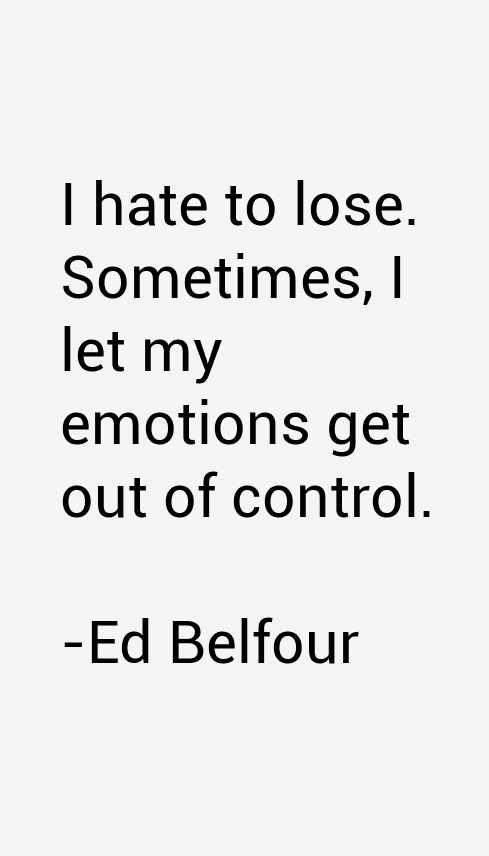 Ed Belfour Quotes