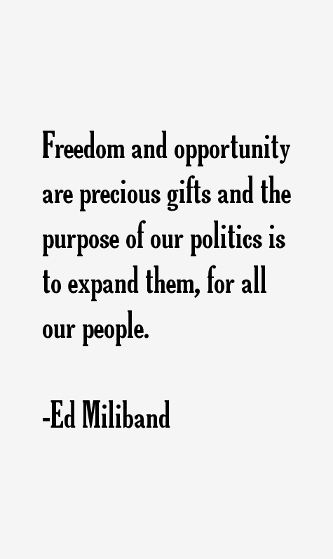 Ed Miliband Quotes