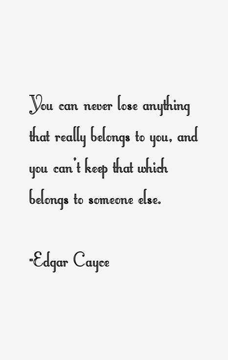 Edgar Cayce Quotes