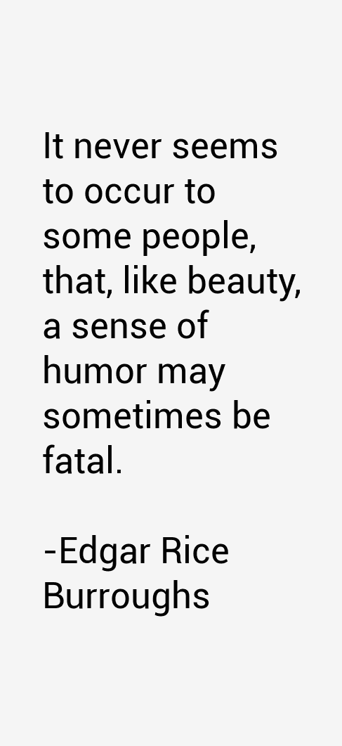 Edgar Rice Burroughs Quotes