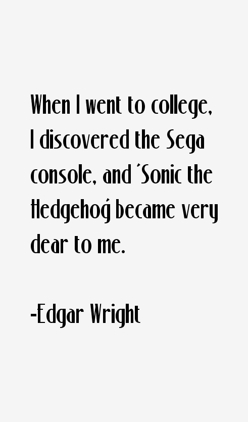 Edgar Wright Quotes