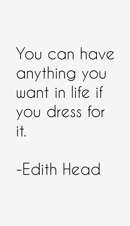 Edith Head Quotes
