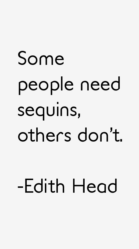 Edith Head Quotes