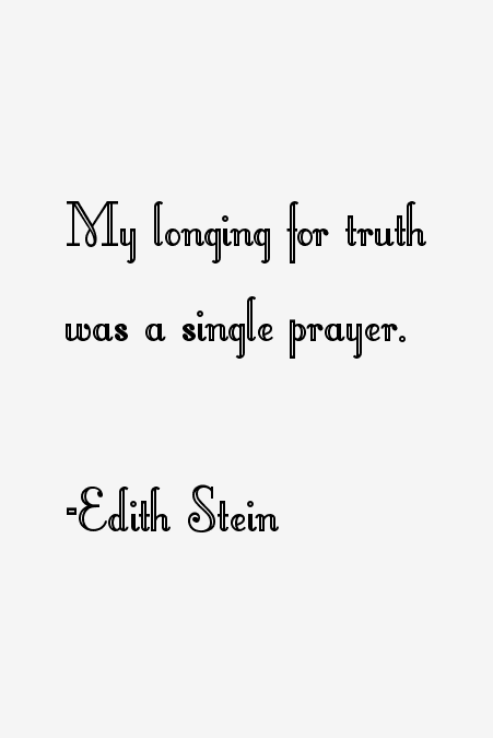 Edith Stein Quotes