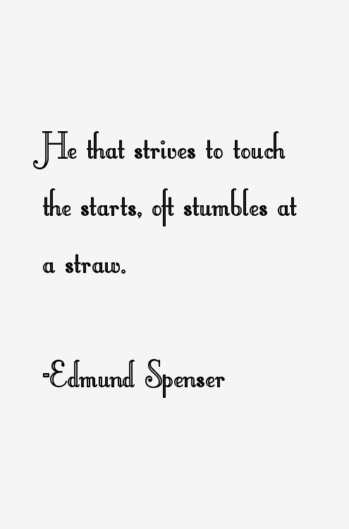 Edmund Spenser Quotes