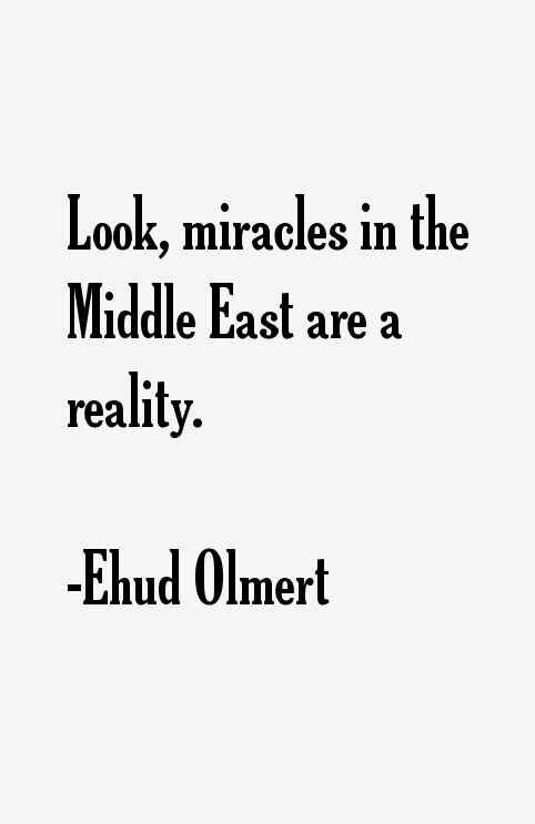 Ehud Olmert Quotes