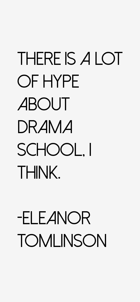 Eleanor Tomlinson Quotes