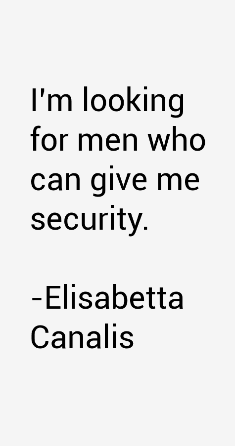 Elisabetta Canalis Quotes