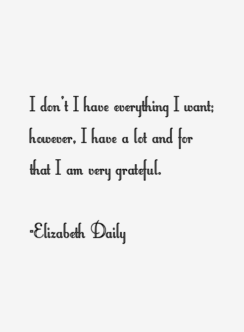 Elizabeth Daily Quotes