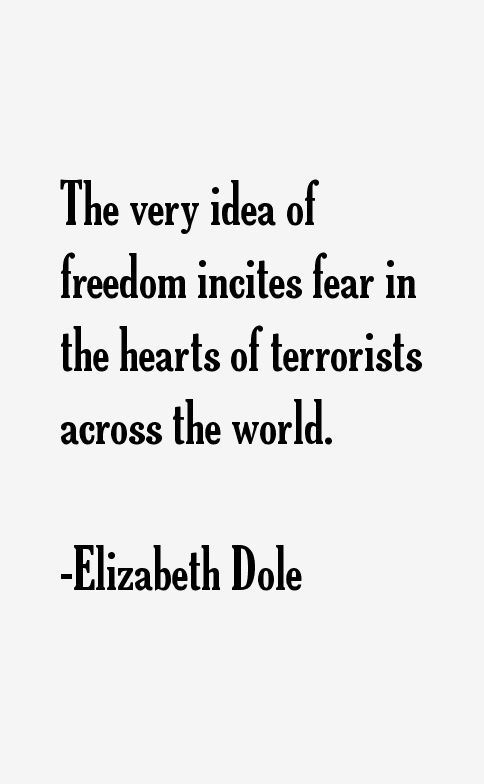 Elizabeth Dole Quotes