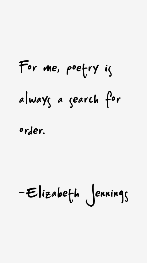 Elizabeth Jennings Quotes