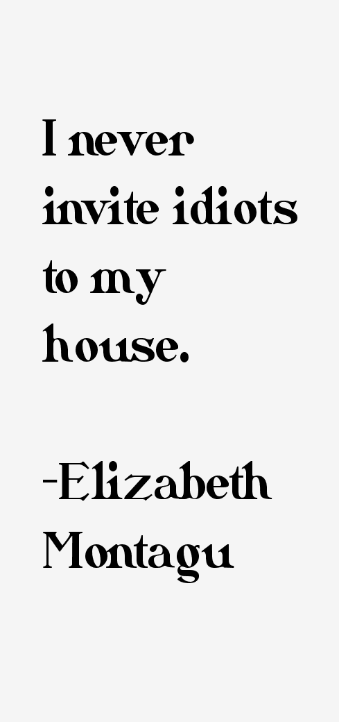 Elizabeth Montagu Quotes
