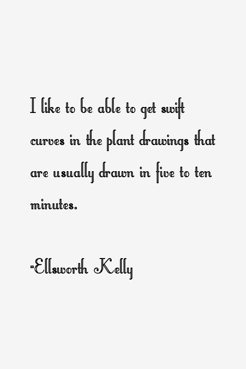 Ellsworth Kelly Quotes