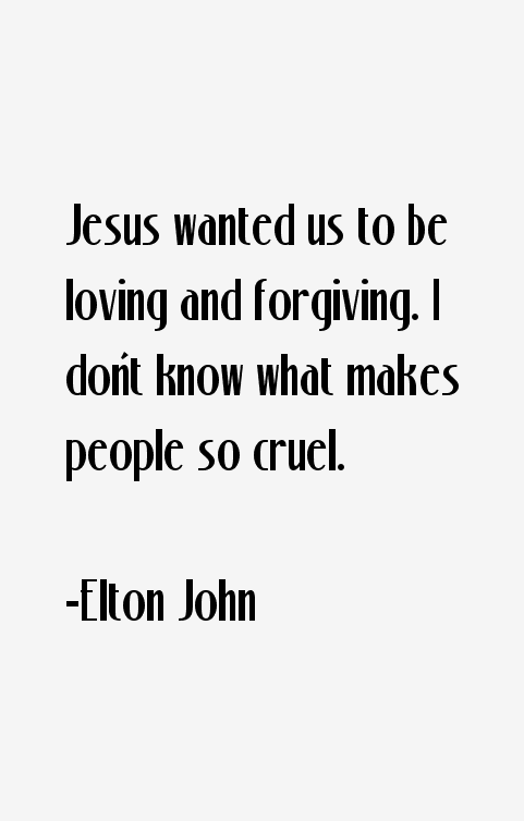 Elton John Quotes