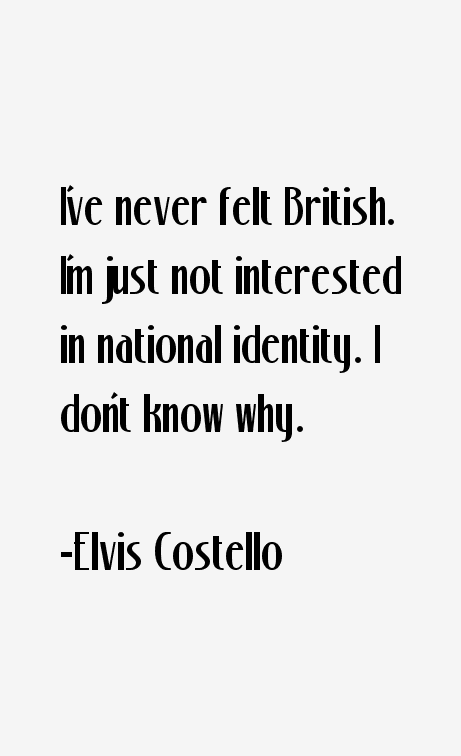 Elvis Costello Quotes