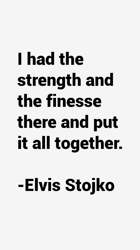 Elvis Stojko Quotes