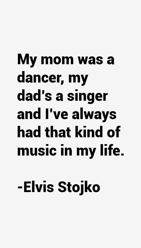 Elvis Stojko Quotes
