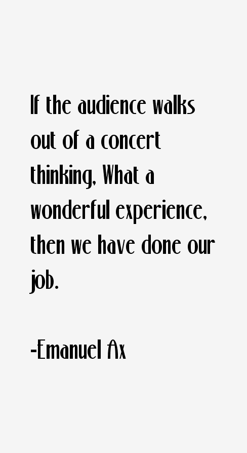 Emanuel Ax Quotes
