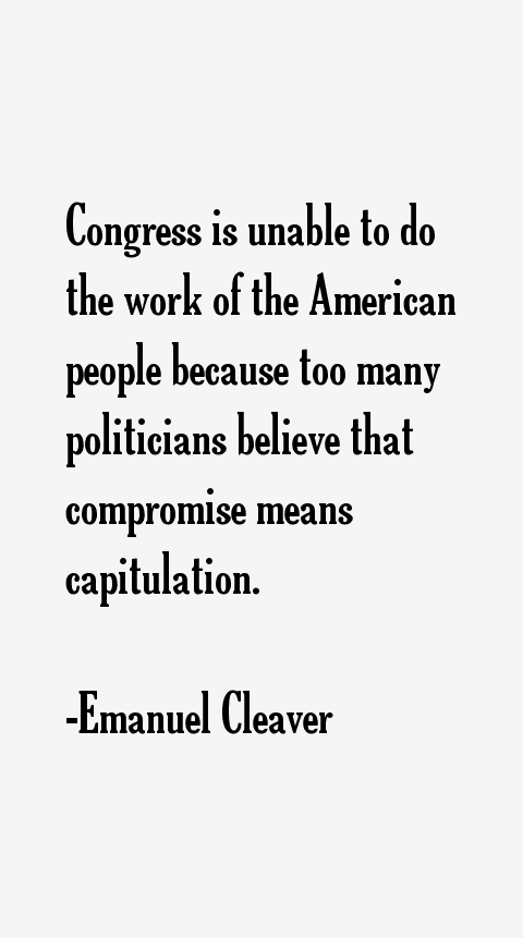 Emanuel Cleaver Quotes