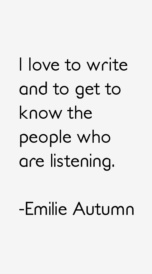 Emilie Autumn Quotes