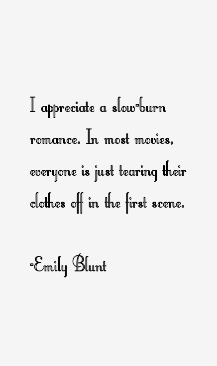 Emily Blunt Quotes