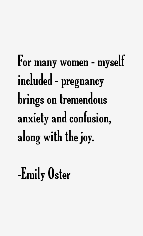 Emily Oster Quotes