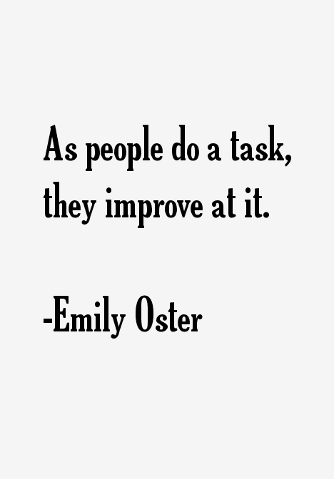 Emily Oster Quotes