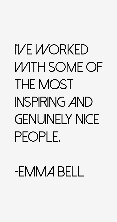 Emma Bell Quotes