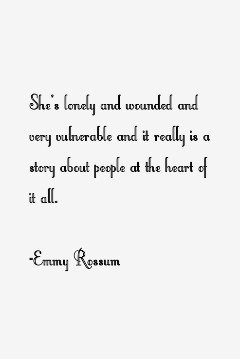Emmy Rossum Quotes