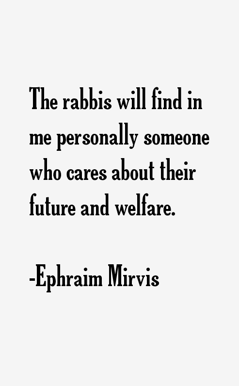 Ephraim Mirvis Quotes