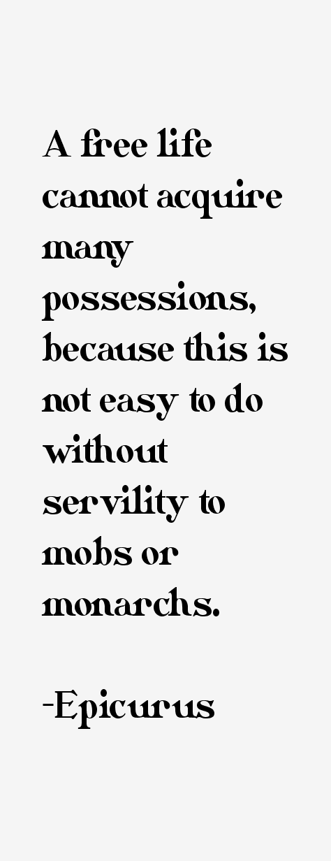 Epicurus Quotes