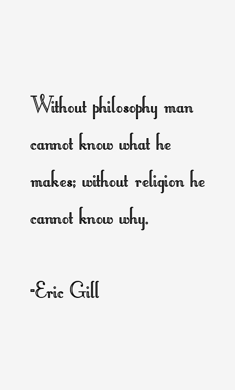 Eric Gill Quotes