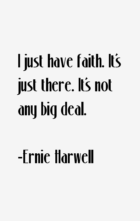 Ernie Harwell Quotes