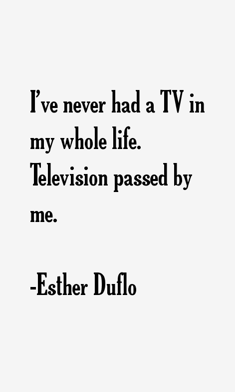 Esther Duflo Quotes