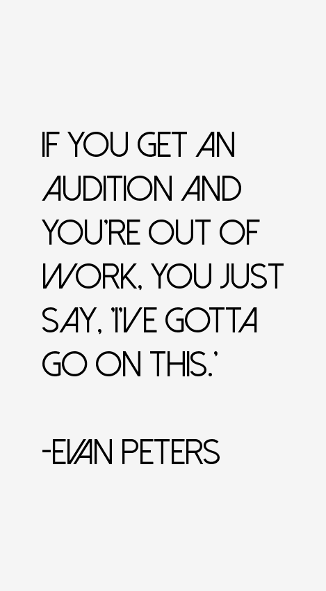 Evan Peters Quotes