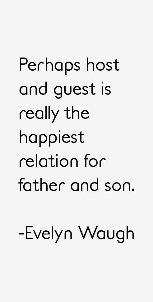 Evelyn Waugh Quotes