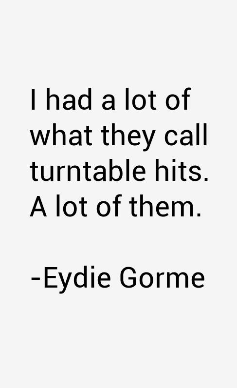 Eydie Gorme Quotes