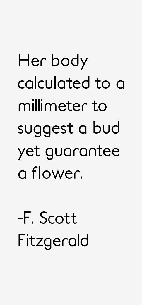F. Scott Fitzgerald Quotes